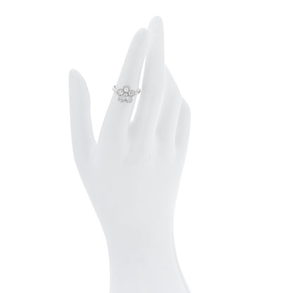 Tiffany Platinum Diamond Enchant Flower Ring 52 6 2 of 4