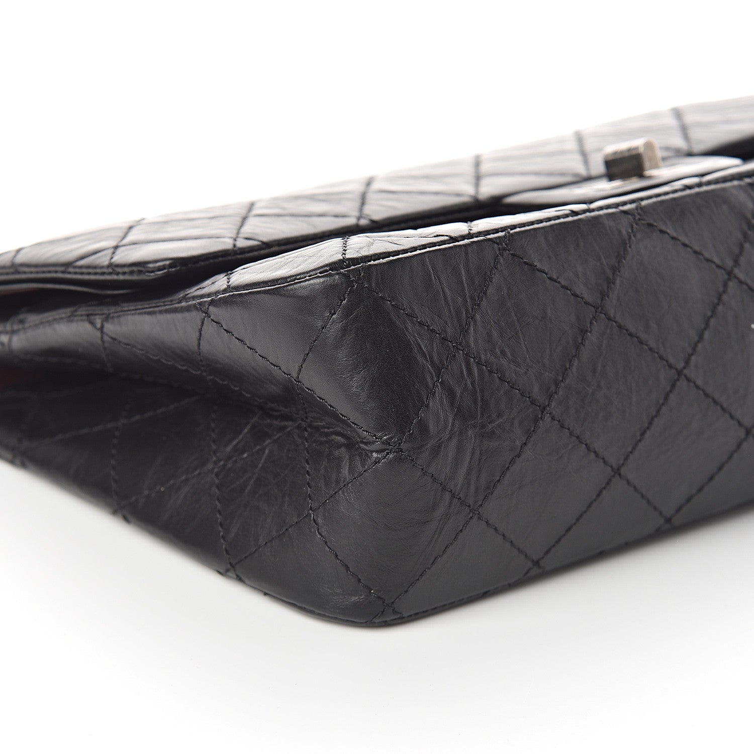 Chanel Aged Calfskin Quilted 2.55 Reissue 227 Flap Black 7 of 9