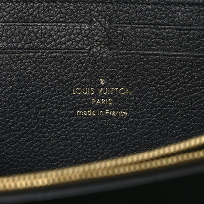Louis Vuitton Empreinte Monogram Giant Clemence Wallet Black Beige 6 of 8