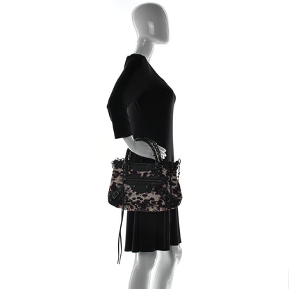 Balenciaga Pony Hair Leopard Classic City Black 3 of 10
