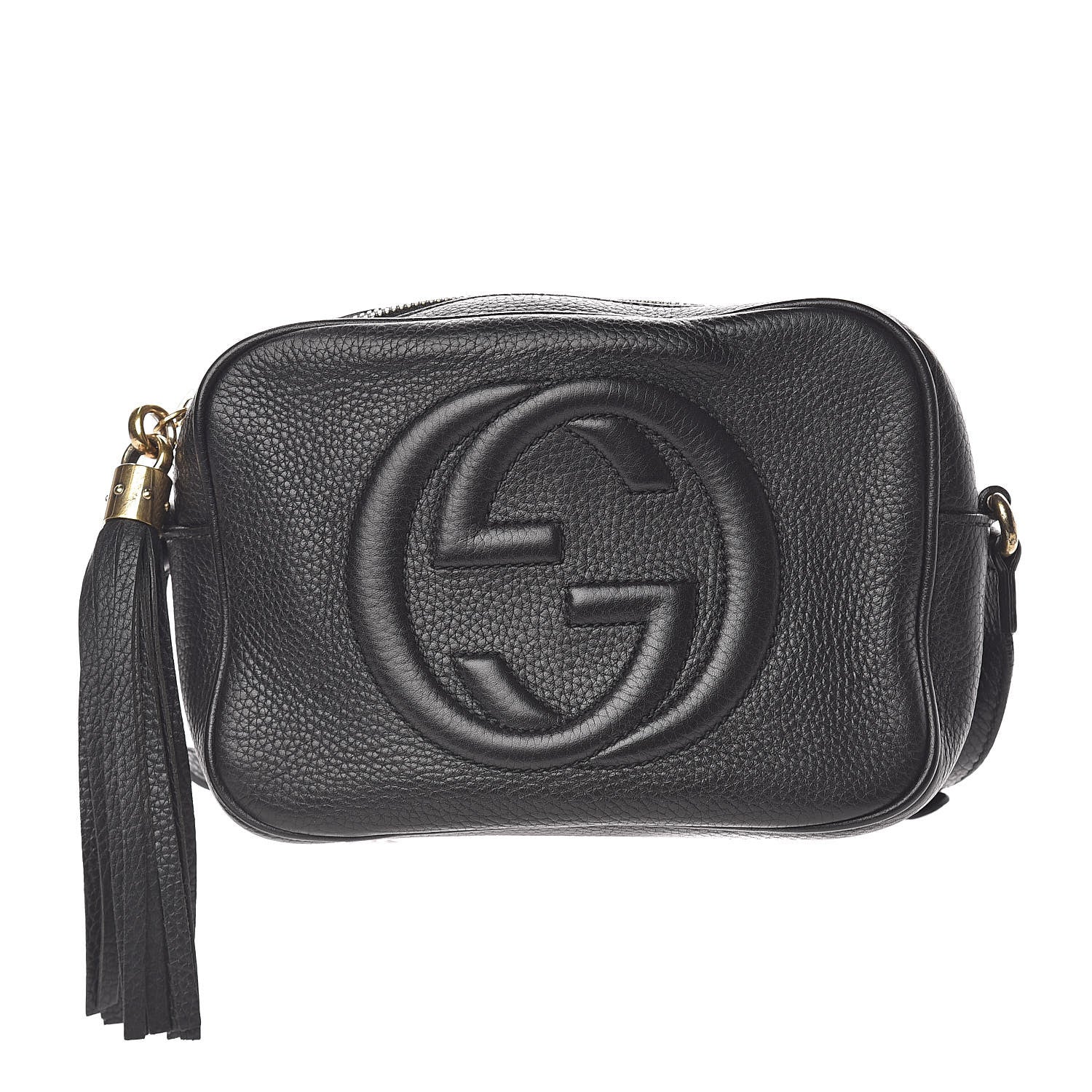 Gucci Pebbled Calfskin Small Soho Disco Bag Black 1 of 17