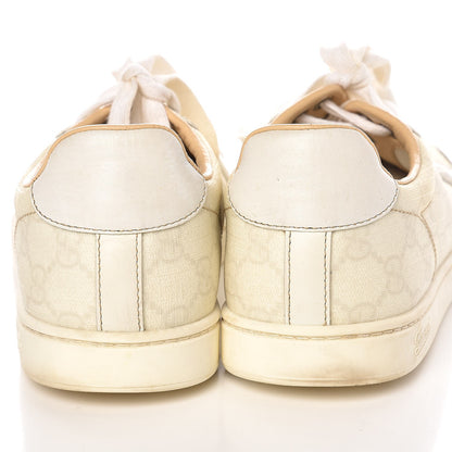 Gucci GG Plus Monogram Alligator Coda Low Sneakers 39.5 White 13 of 15