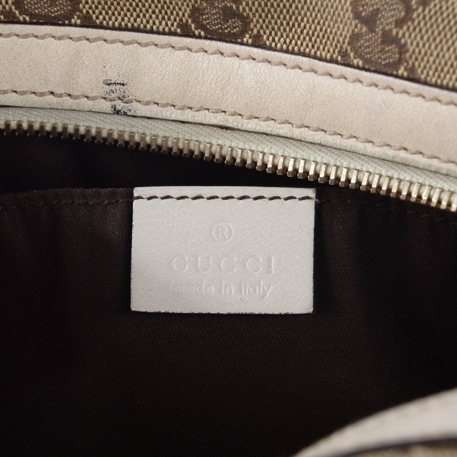 Gucci Monogram Trophy Boston Off White 6 of 12