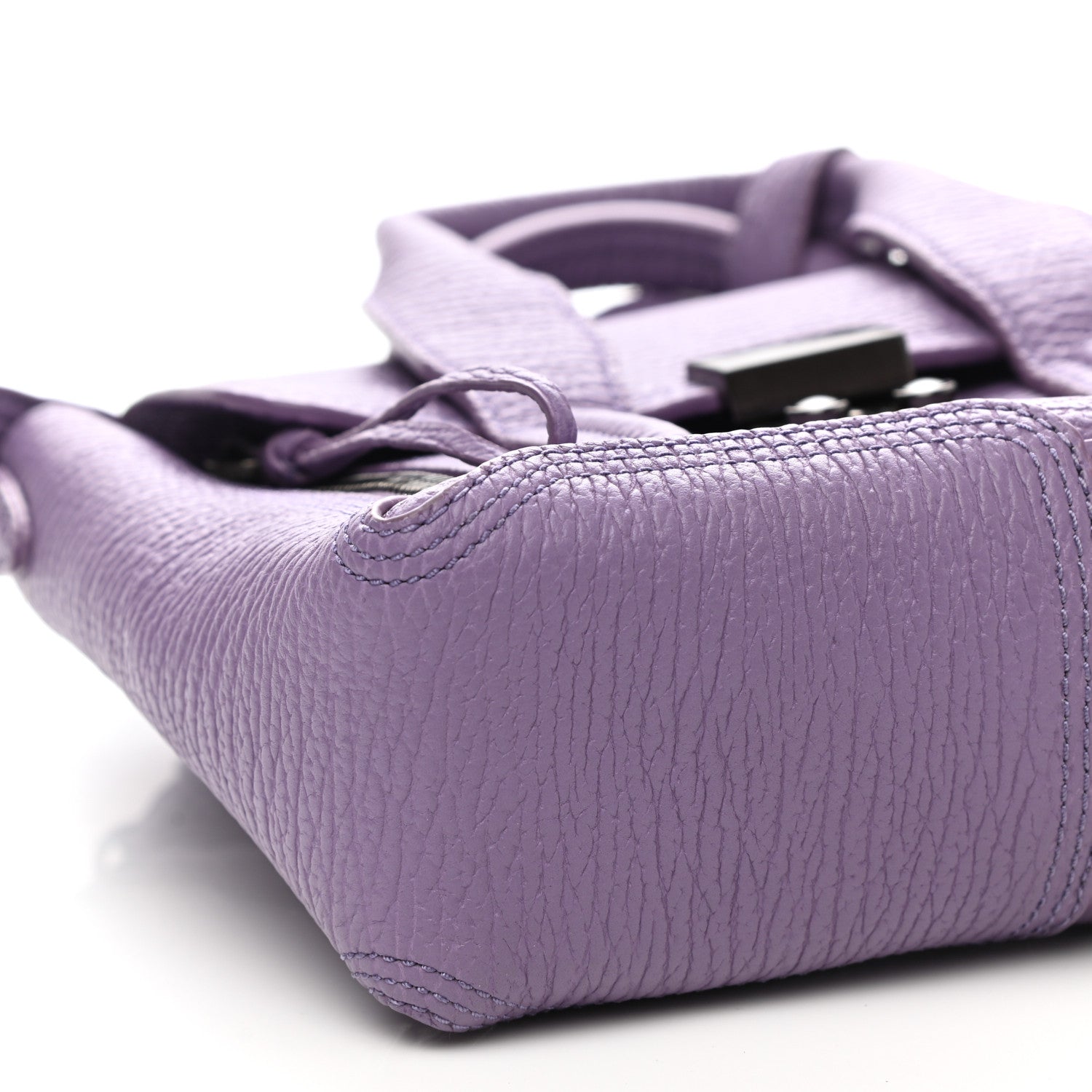3.1 Phillip Lim Textured Calfskin Mini Pashli Satchel Violet 7 of 8