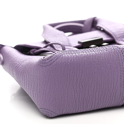 3.1 Phillip Lim Textured Calfskin Mini Pashli Satchel Violet 7 of 8