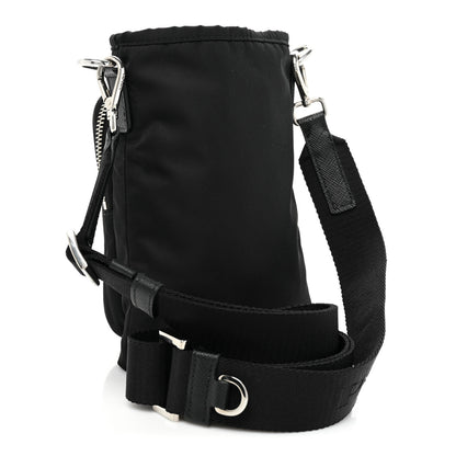 Prada Tessuto Nylon Saffiano Phone Case Crossbody Black 3 of 11