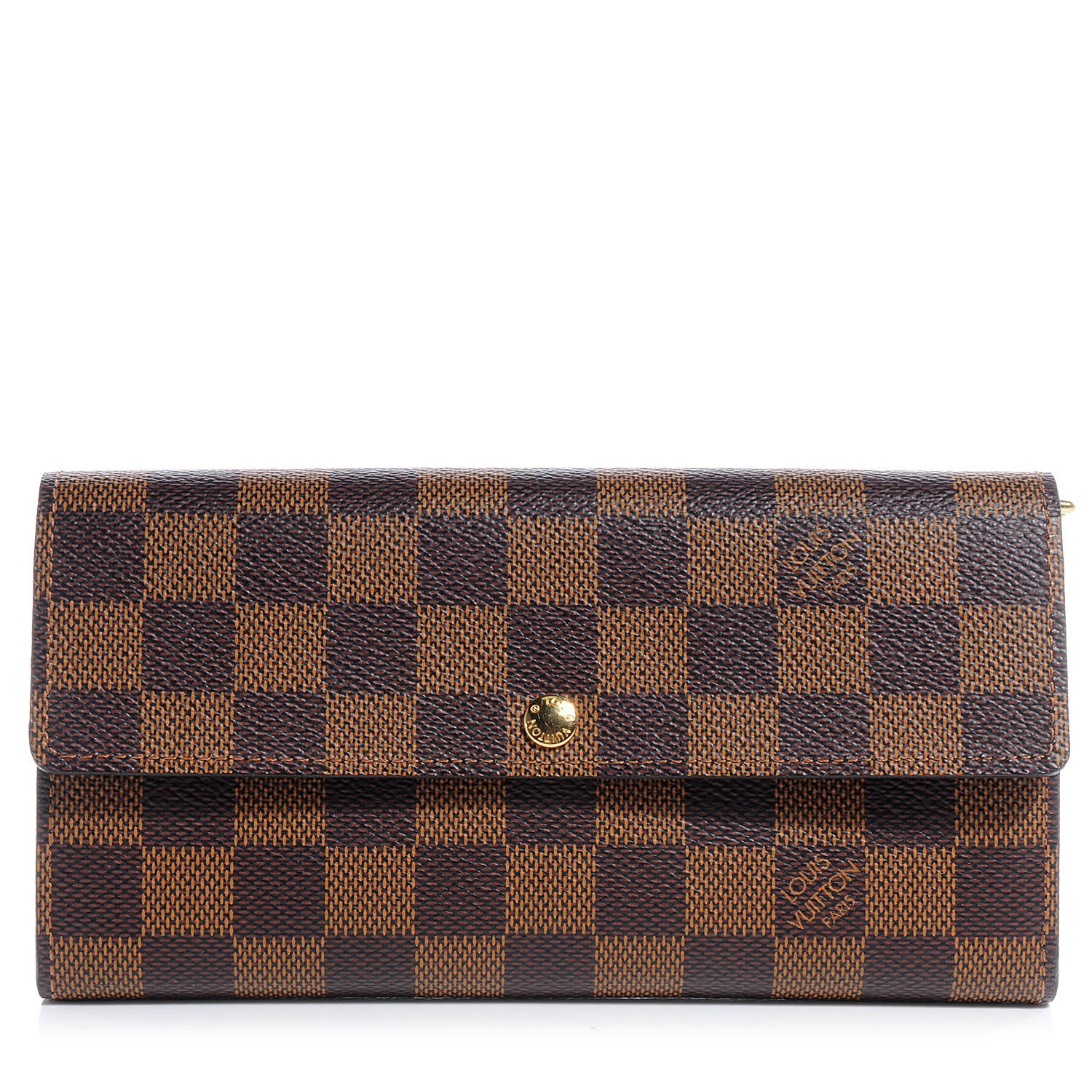 Louis Vuitton Damier Ebene Sarah Wallet 1 of 9