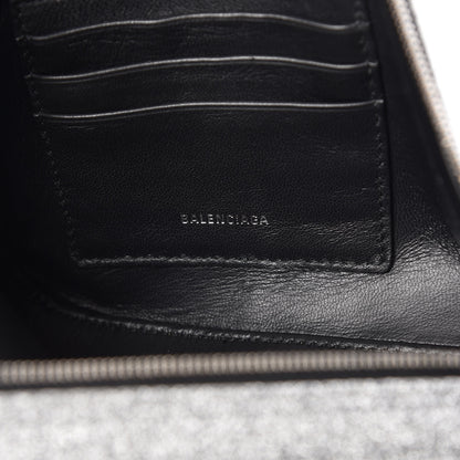 Balenciaga Glitter M Triangle Pouch Argent Black 8 of 8
