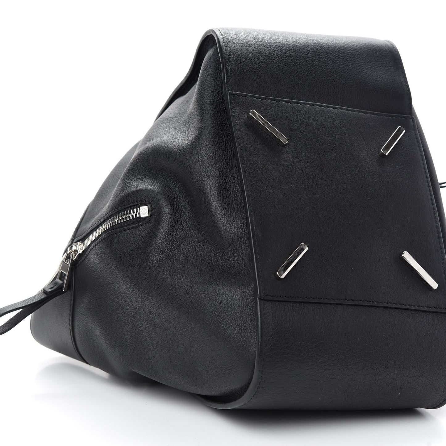 Calfskin Small Hammock Shoulder Bag Black