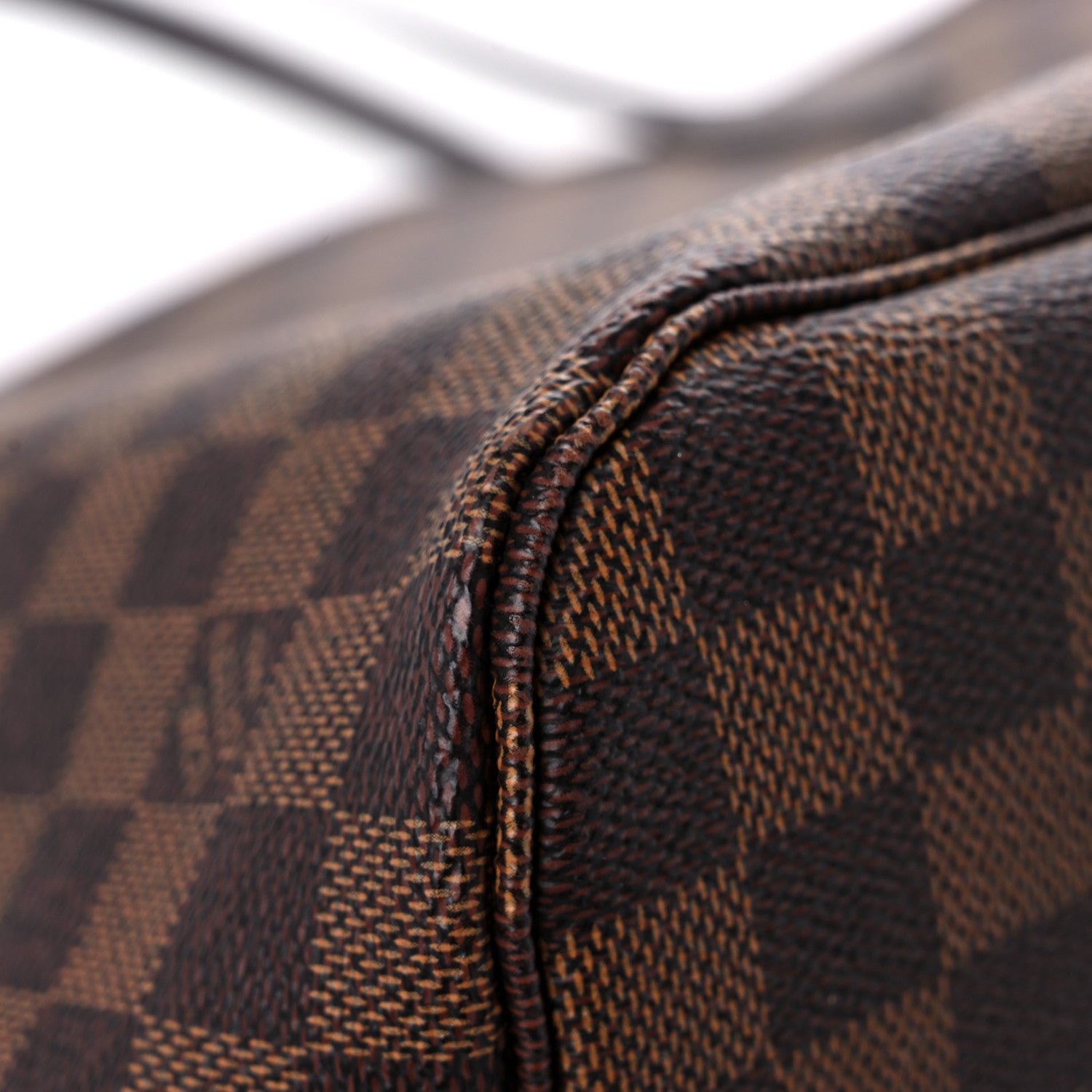 Louis Vuitton Damier Ebene Neo Neverfull MM Rose Ballerine 10 of 13