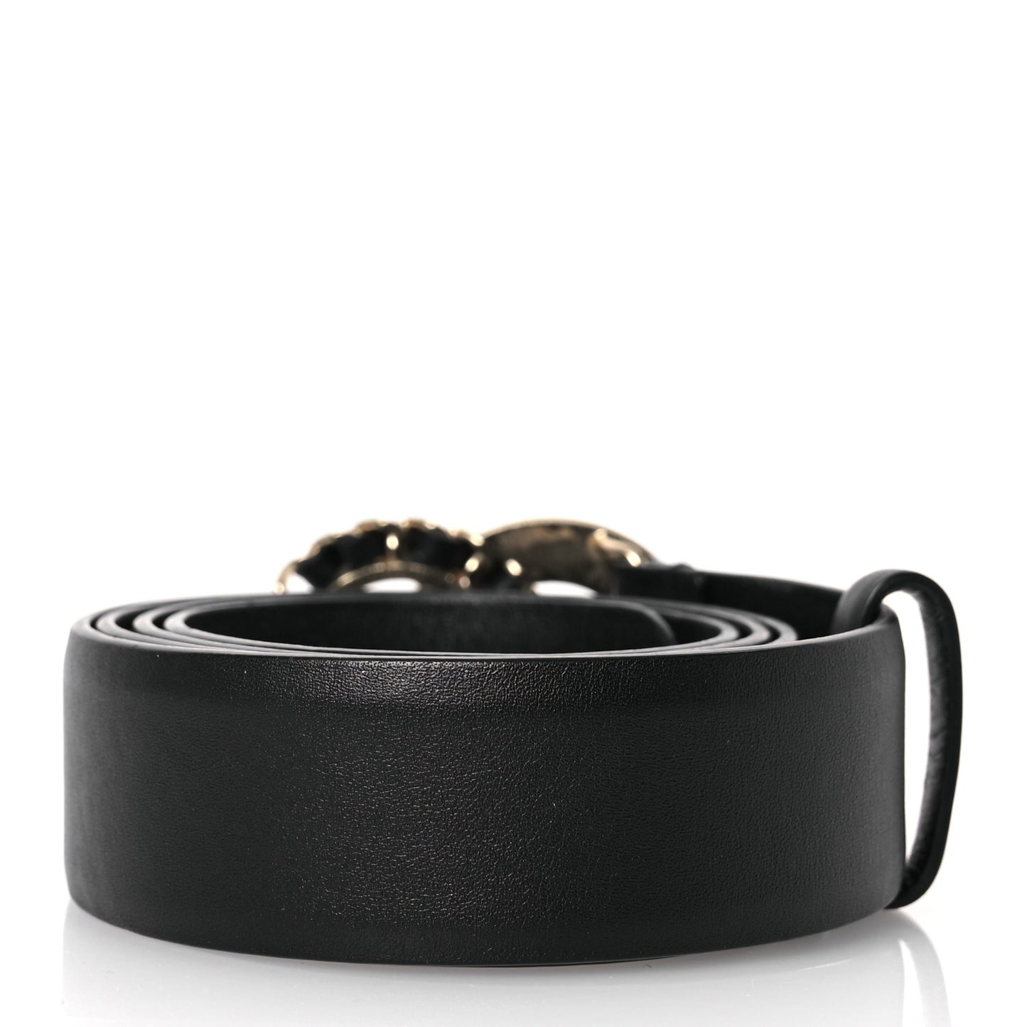 Calfskin Pearl CC Belt 90 36 Black