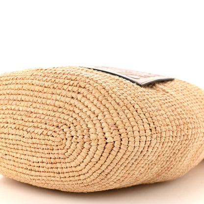 Loewe Raffia Mini Slit Tote Bag Natural Tan 10 of 10