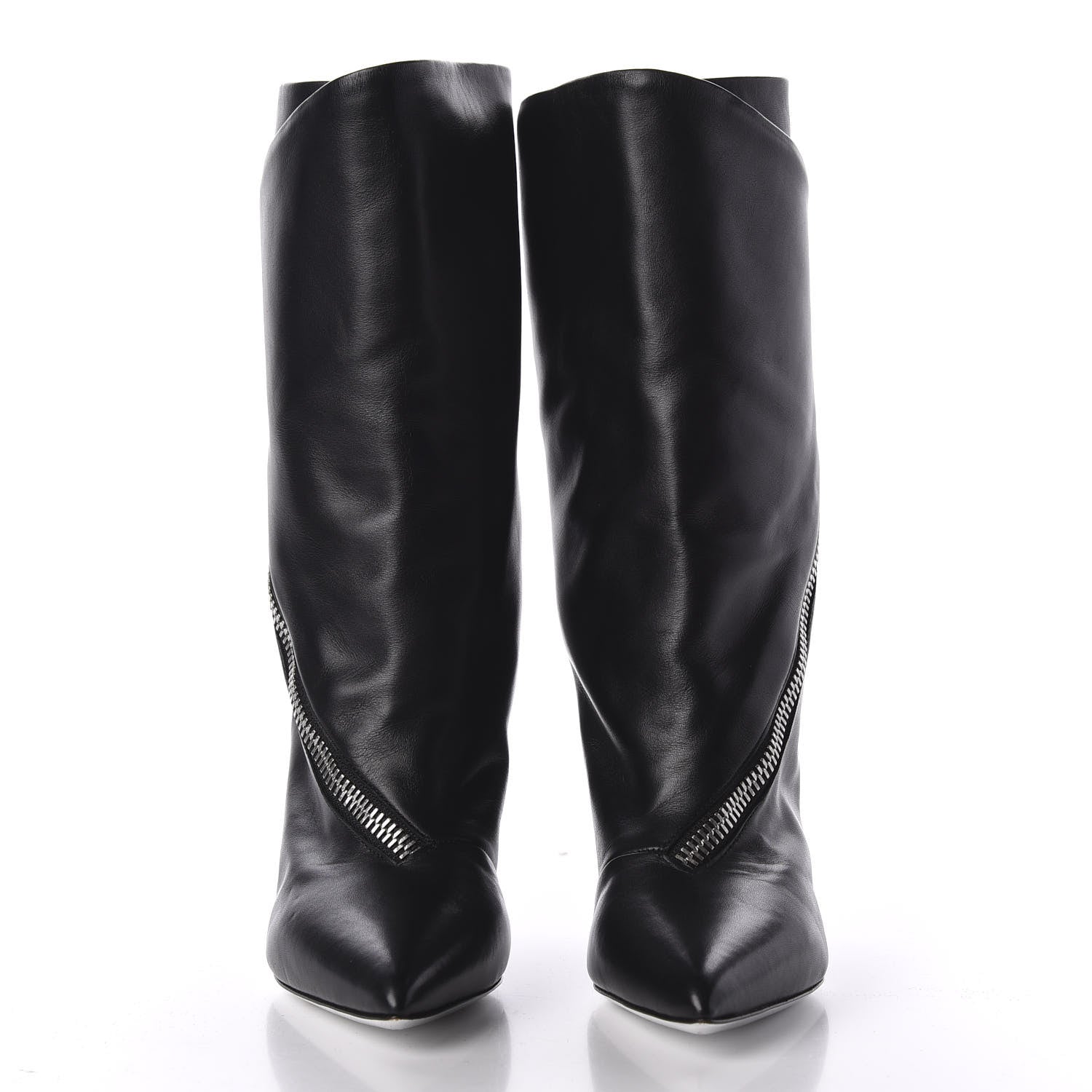 Givenchy Smooth Calfskin Zip Ankle Boots 37 Black 3 of 9
