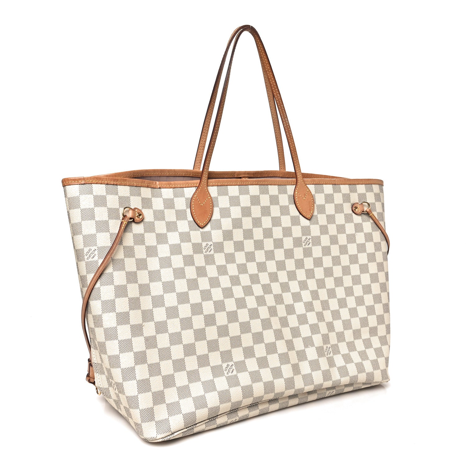 Louis Vuitton Damier Azur Neo Neverfull GM Rose Ballerine 4 of 11