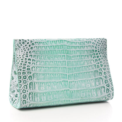 Nancy Gonzalez Crocodile Clutch Turquoise 3 of 8