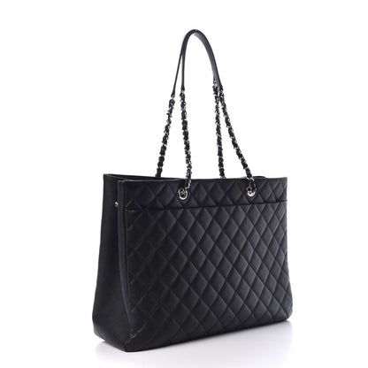 Chanel Caviar Quilted Large Shopping Tote Black 3 of 8