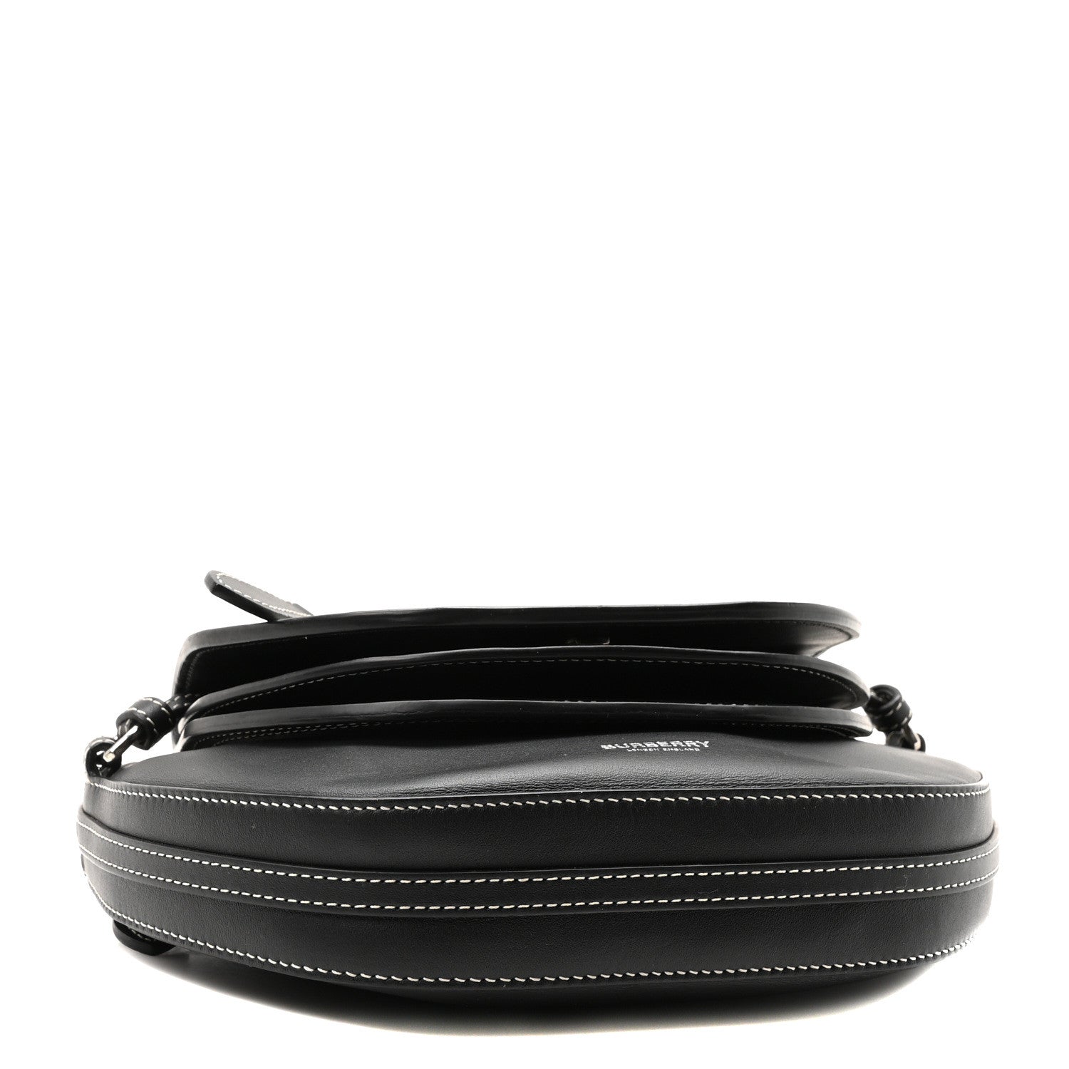 Burberry Canvas Horseferry Print Double Olympia Shoulder Bag Black 4 of 9