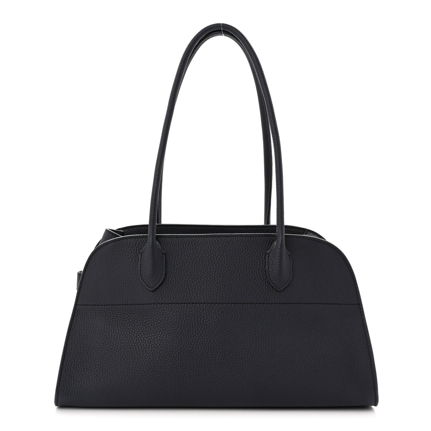 Grained Calfskin Margaux Shoulder 12 Dark Navy