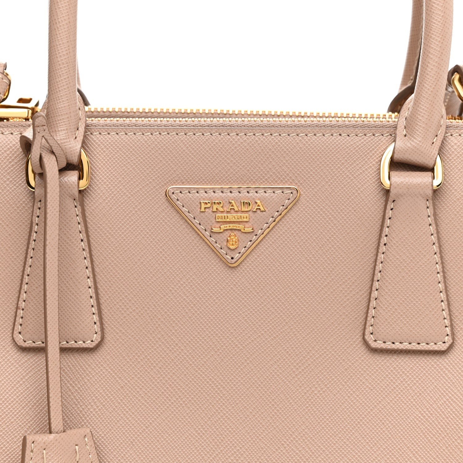 Prada Saffiano Small Galleria Double Zip Tote Cipria 8 of 10