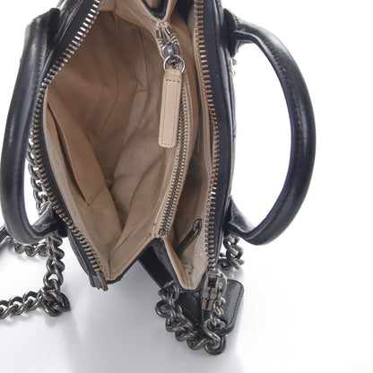 Chanel Shiny Sheepskin Quilted Small Shopping Tote Black 6 of 8