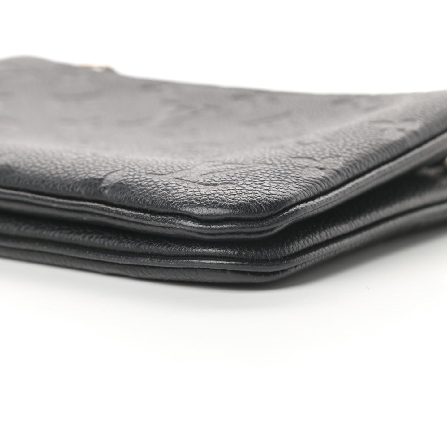 Empreinte Double Zip Pochette Black