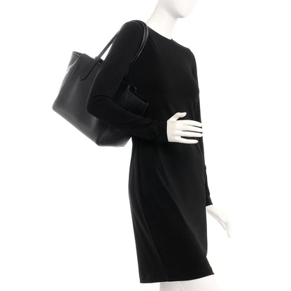 Gucci Pebbled Calfskin Small Swing Tote Black 2 of 7