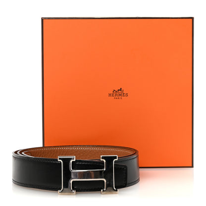 Hermes Box Togo 32mm H Belt Black Gold 85/34 Black Gold 6 of 6