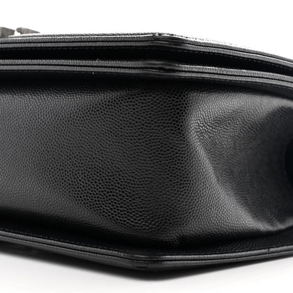 Chanel Caviar Quilted Medium Boy Flap Black 9 of 9