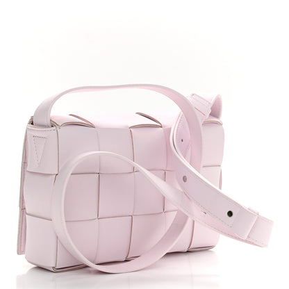 Bottega Veneta Lambskin Maxi Intrecciato Cassette Crossbody Bag Bliss Washed 3 of 9