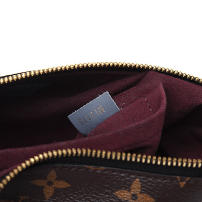Louis Vuitton Monogram Beaubourg Hobo Mini Bordeaux Red Peach Safran Blue Jean Blue 8 of 17