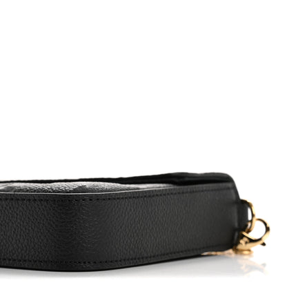 Louis Vuitton Empreinte Pochette Felicie Chain Wallet Black 10 of 14