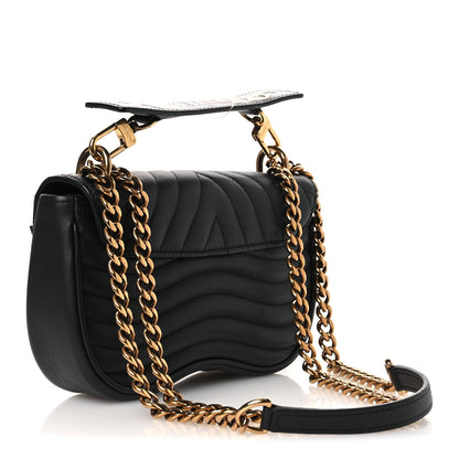 Louis Vuitton Calfskin New Wave Chain PM Black 3 of 12