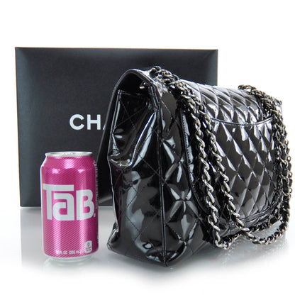 Chanel Patent Maxi Single Flap Black 3 of 9