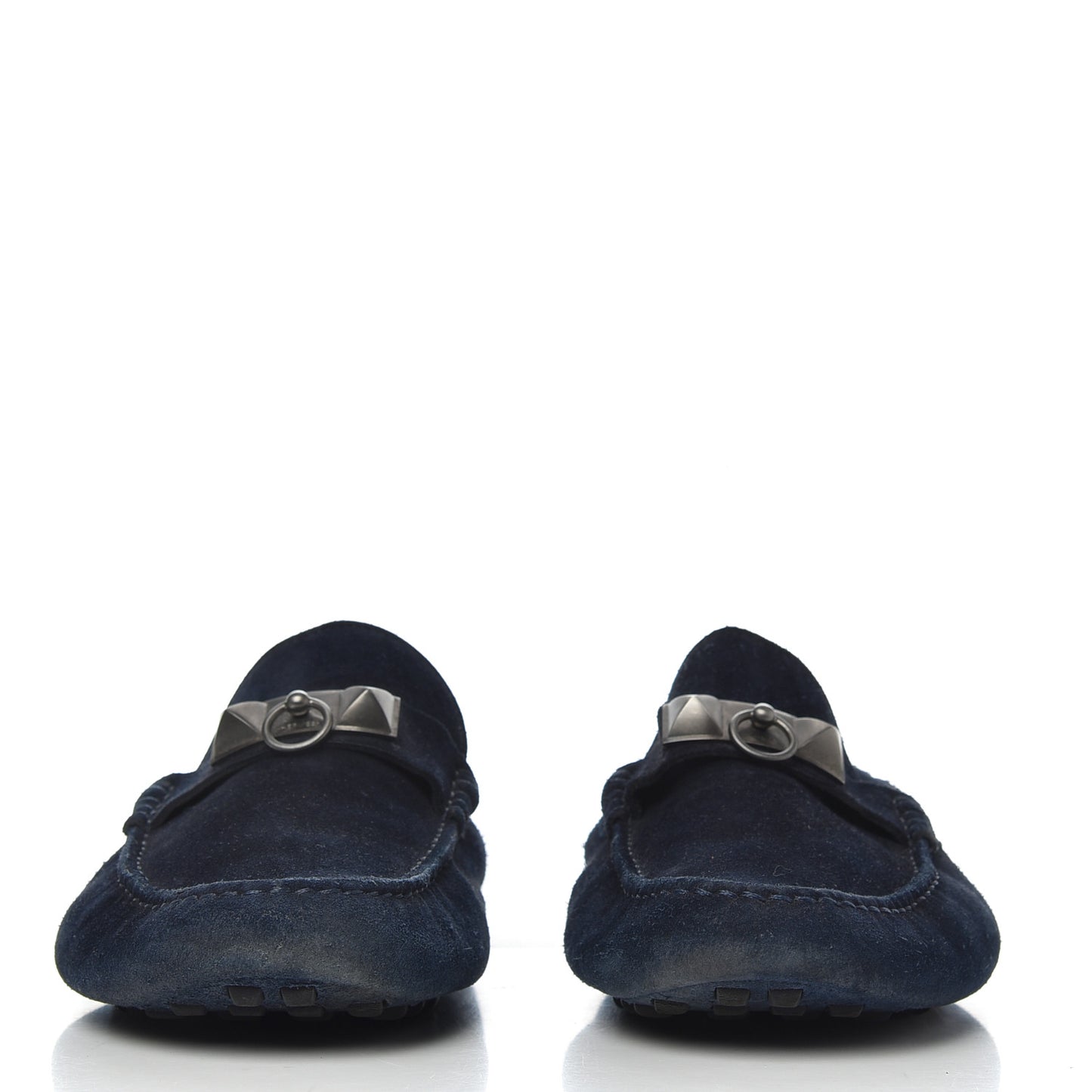 Suede Mens Irving Moccasin Loafers 43 Dark Blue
