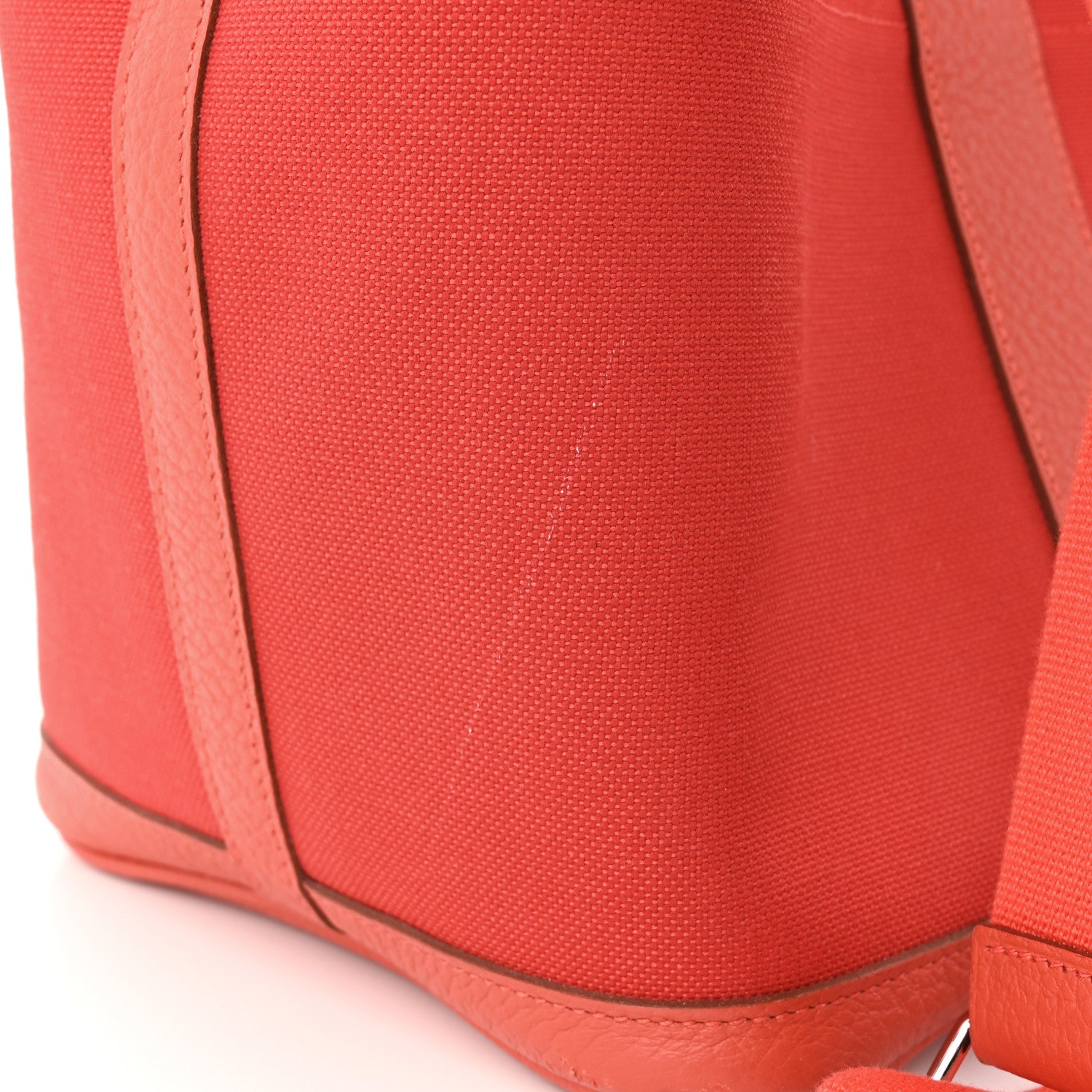 Hermes Toile Militaire Vache Country Garden Party Pockets 36 MM Rouge Tomate Capucine 14 of 15