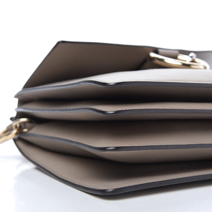 Chloe Calfskin Medium Faye Shoulder Bag Motty Grey 6 of 11