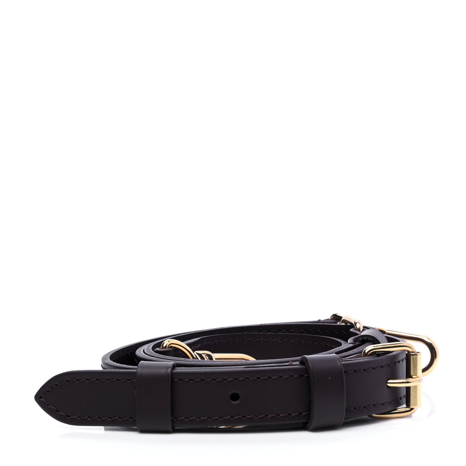 Louis Vuitton Calfskin Adjustable Speedy Bandouliere Shoulder Strap Brown 2 of 5