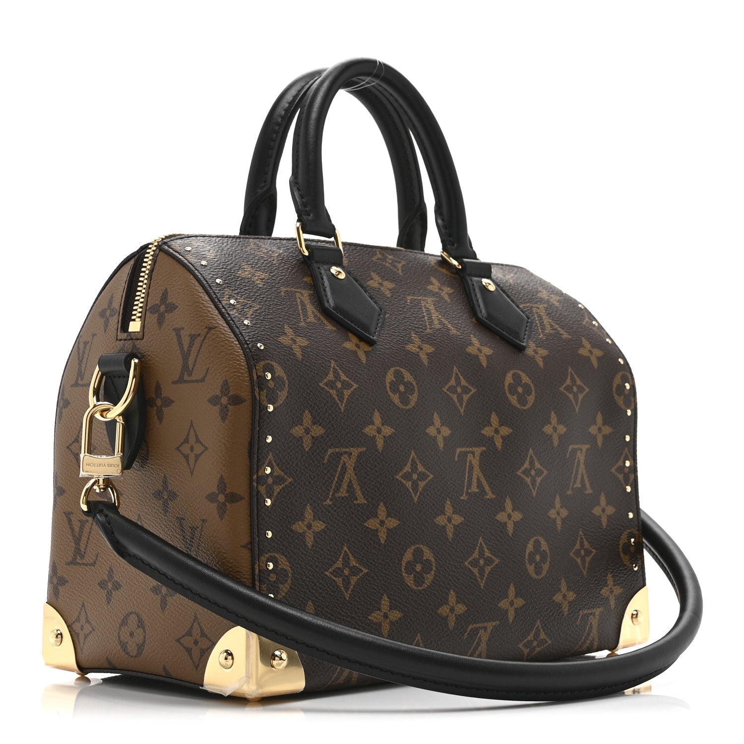 Louis Vuitton Reverse Monogram Speedy Trunk 25 3 of 10