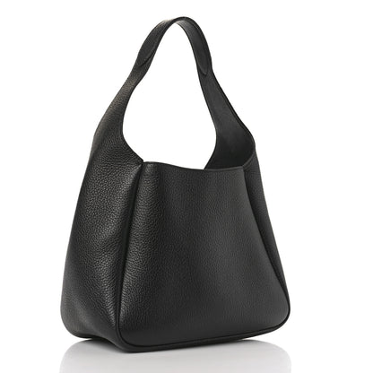 Prada Vitello Daino Dynamique Hobo Black 3 of 8