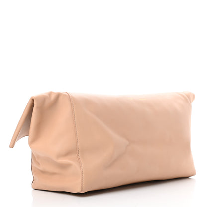 Celine Calfskin Folded Clutch Beige 3 of 16