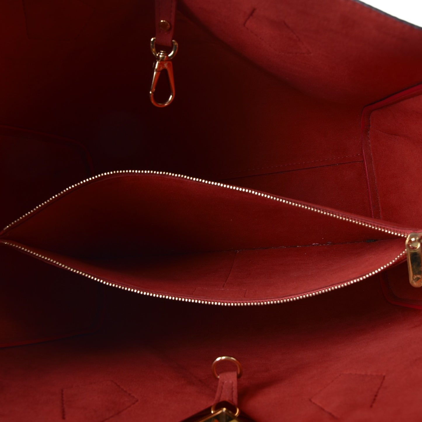 Calfskin Monogram Kimono Tote Poppy