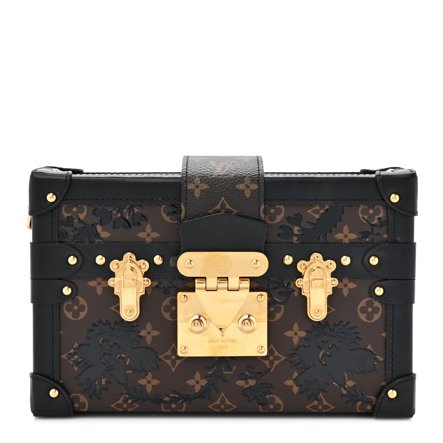 Louis Vuitton LOUIS VUITTON Monogram Blossom Petite Malle Black 1 of 13