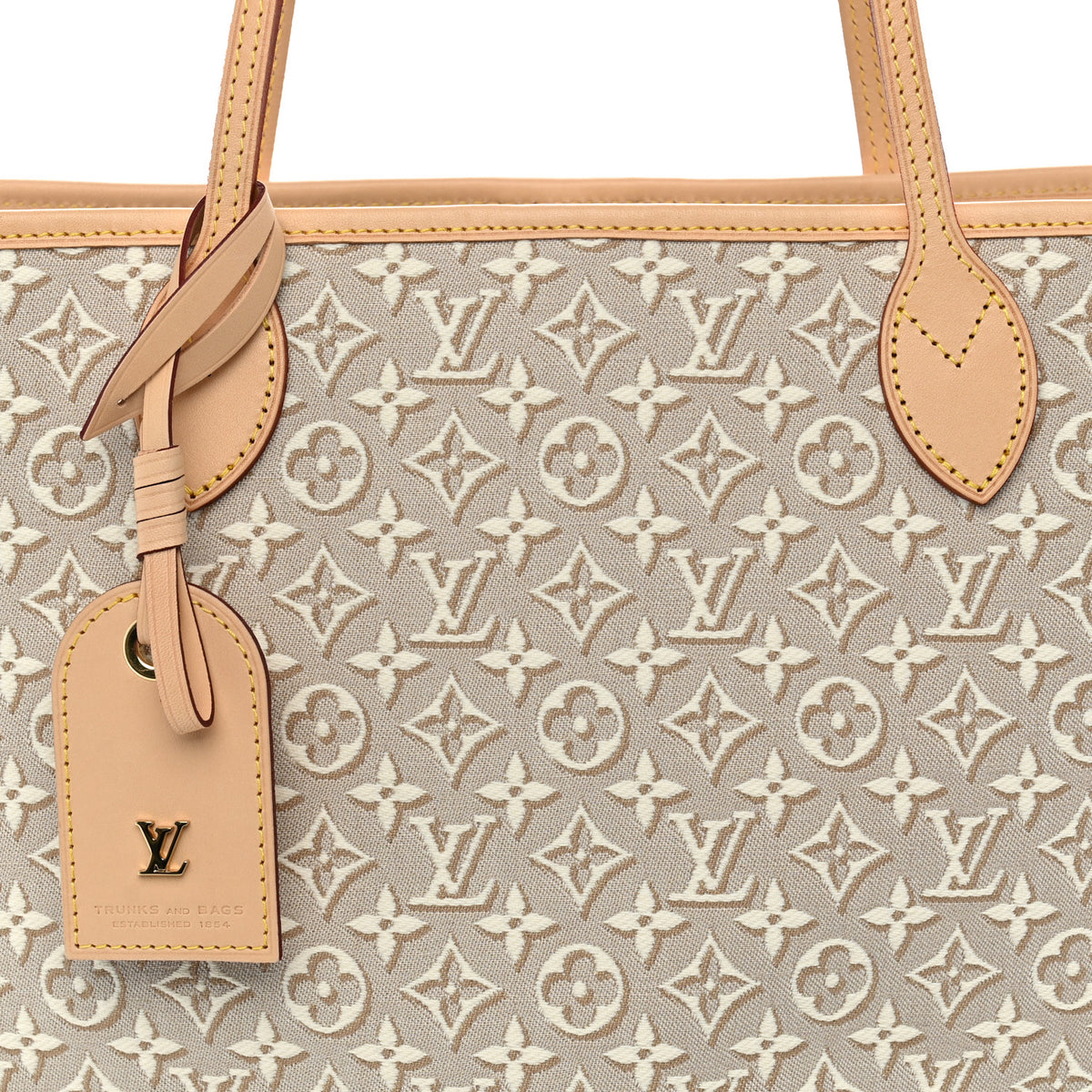 Jacquard Monogram Embleme Neverfull MM Peuplier