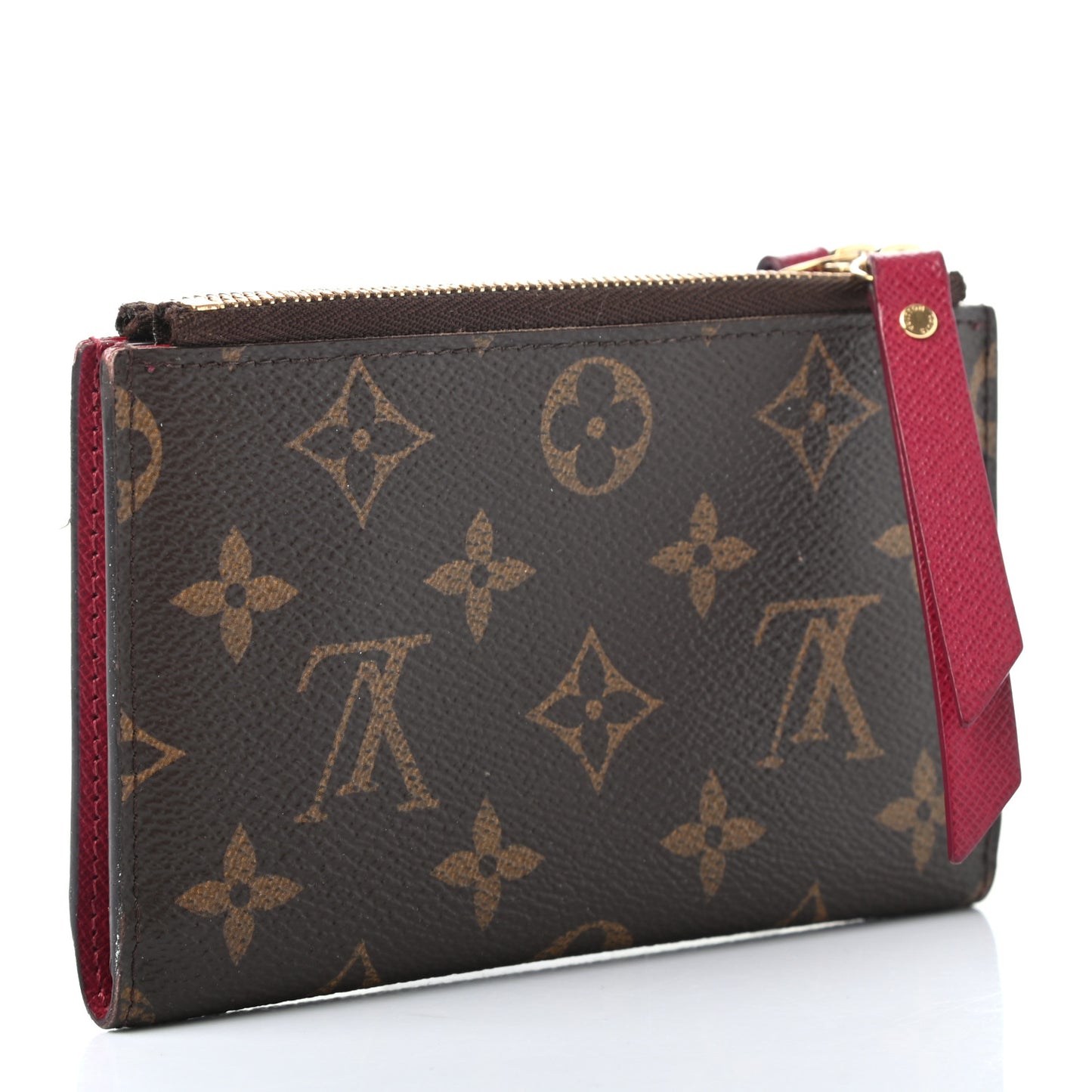 Monogram Adele Compact Wallet Fuchsia