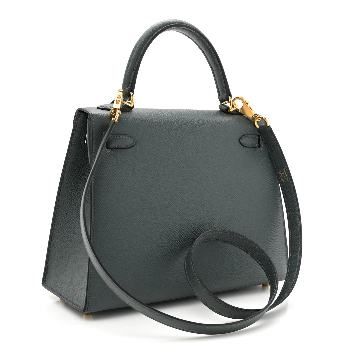 Hermes Epsom Kelly Sellier 25 Vert Amande 3 of 13