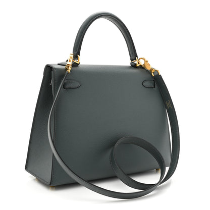 Hermes Epsom Kelly Sellier 25 Vert Amande 3 of 13