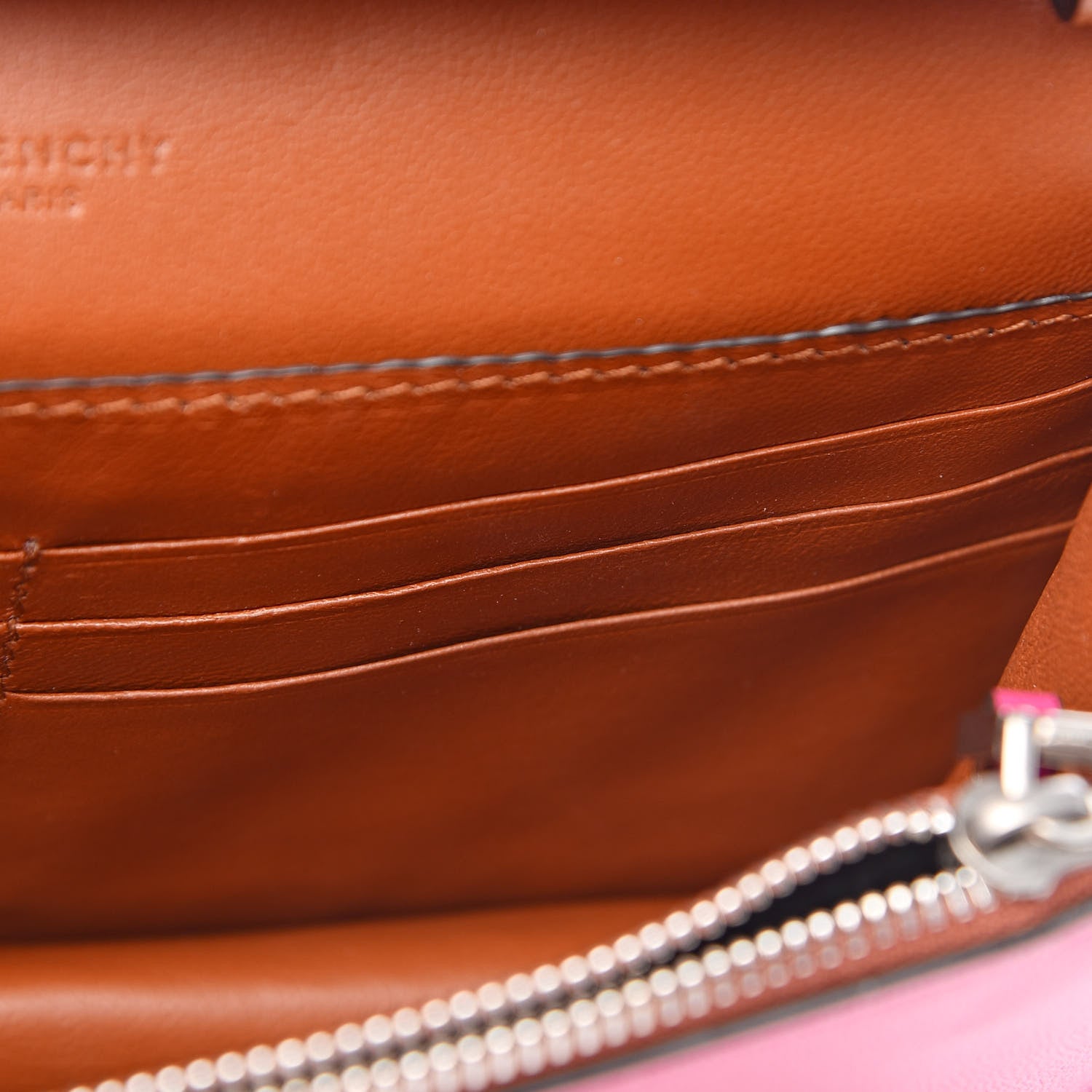 Givenchy Lambskin Emblem Chain Wallet Cyclamen 8 of 14