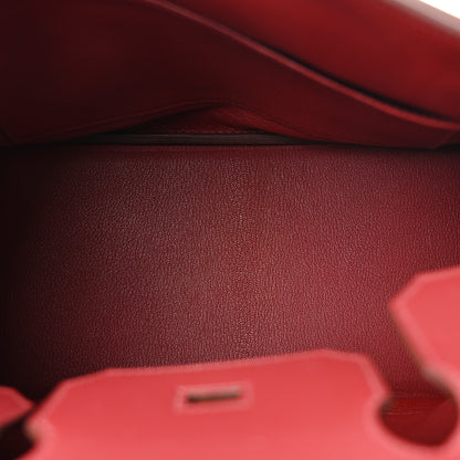 Hermes Veau Jonathan Birkin 30 Rouge Vif 5 of 11