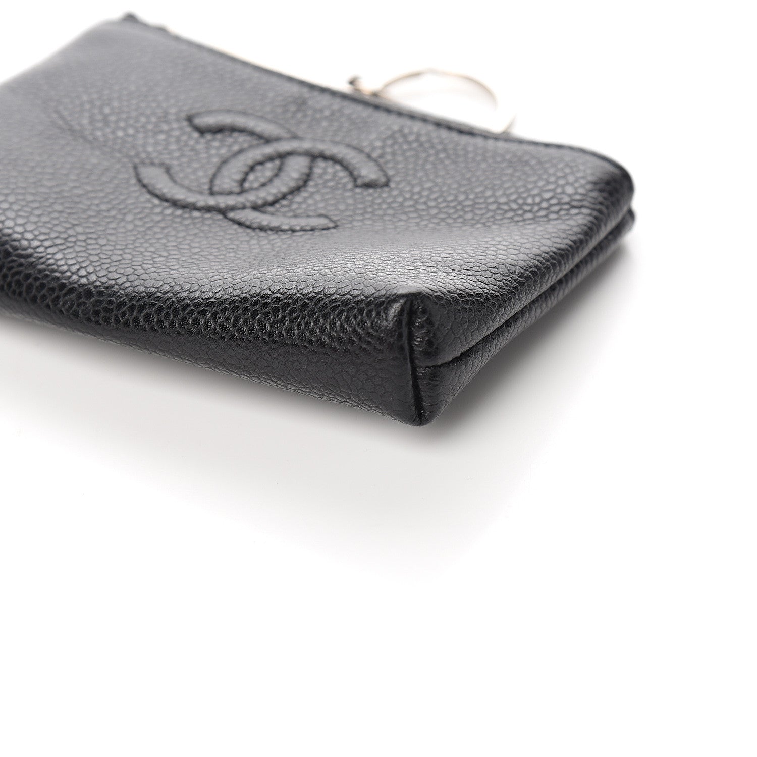 Chanel Caviar Timeless CC Coin Purse Case Black 8 of 8