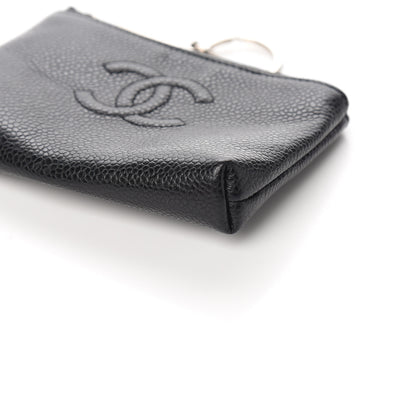 Chanel Caviar Timeless CC Coin Purse Case Black 8 of 8